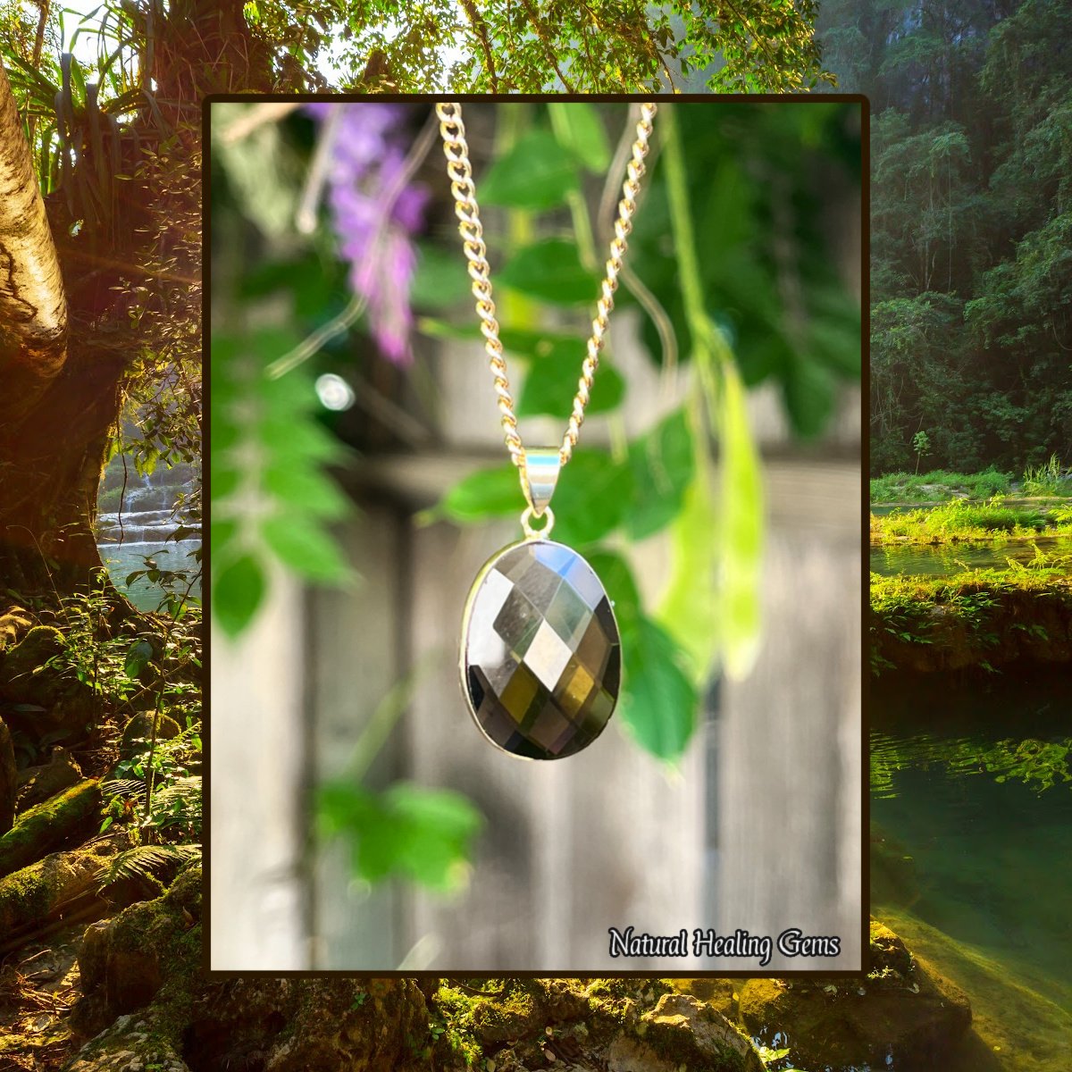 Protection stones necklace discount